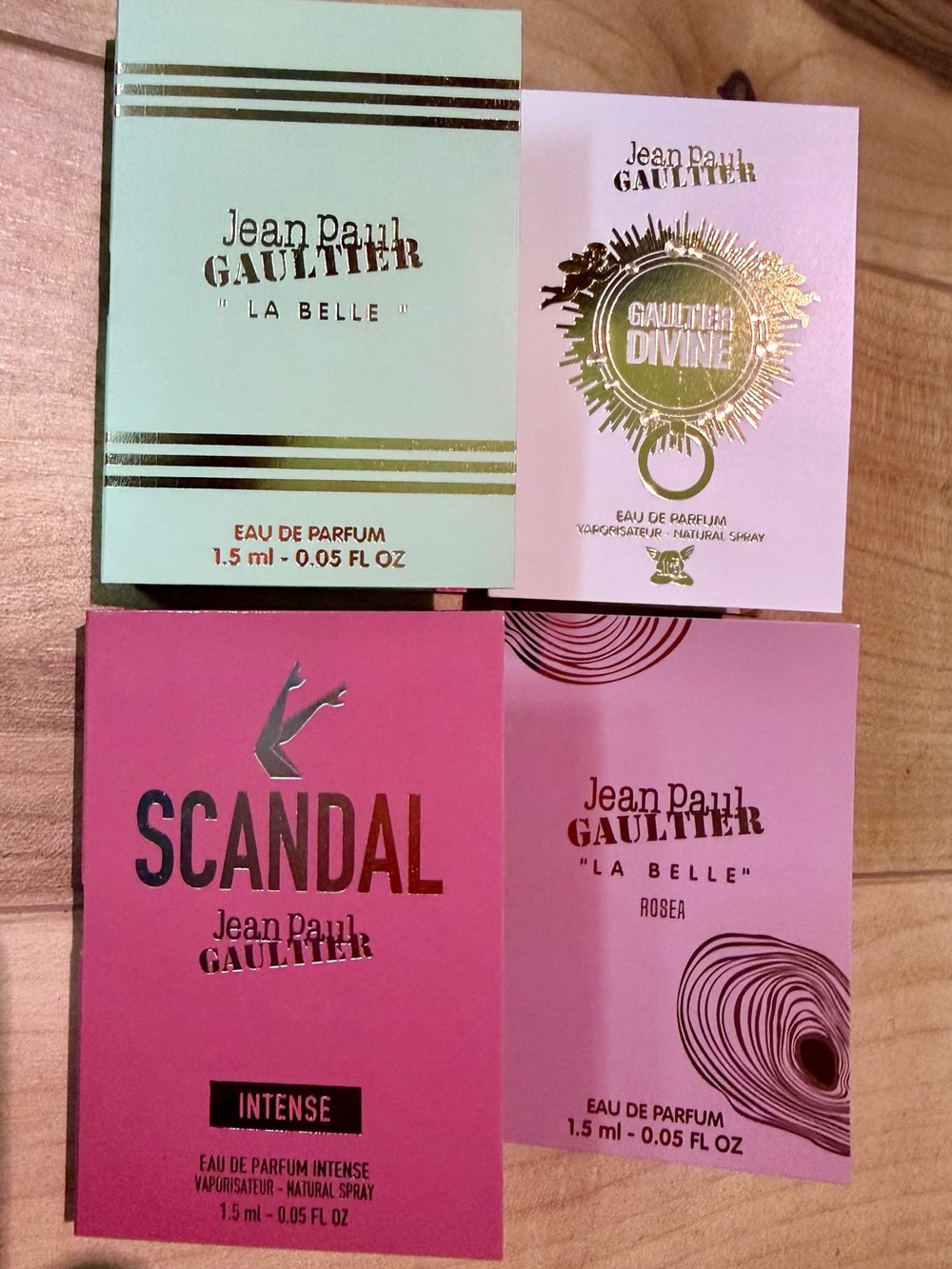 4 x Jean Paul Gaultier